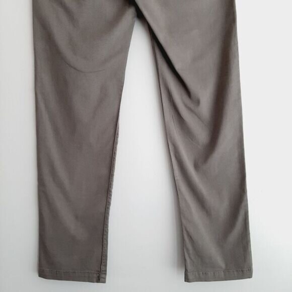 AMERICAN EAGLE AE New Flex Slim Straight Khaki Pants Gray Men's Sz 32 - Picture 6 of 9